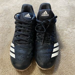 Boys adidas baseball cleats, size 4